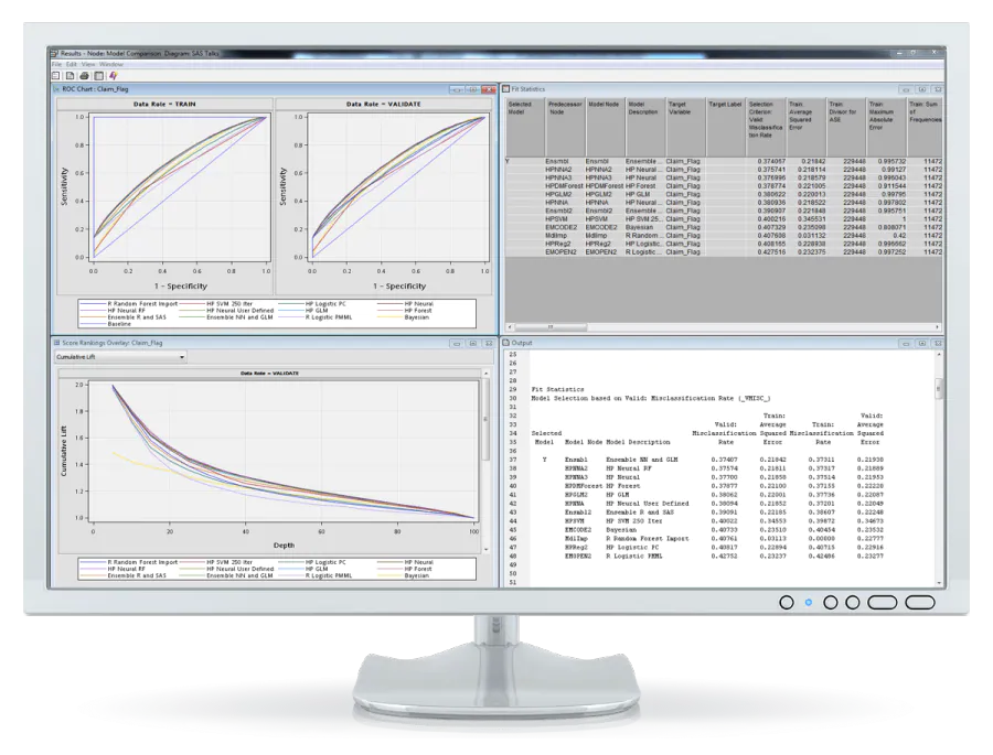 screenshot of SAS Enterprise Miner